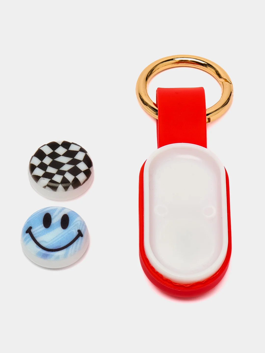 Красный игрушка-антистресс Pop Puck (Поп Пак), брелок