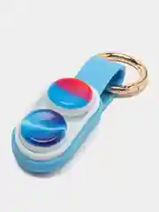 Синий игрушка-антистресс Pop Puck (Поп Пак), брелок
