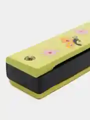 Светло-жёлтый гармошка губная, деревянная игрушка