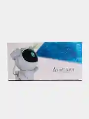 Белый ночник проектор Звездное небо "Космонавт" с пультом LED, лазерный проектор звездного неба