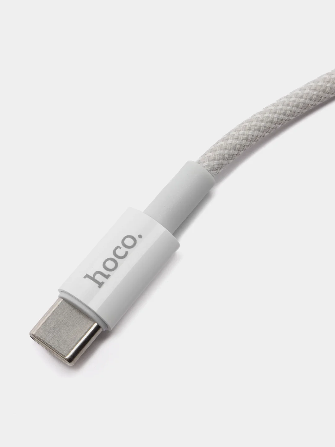 Серебряный аудиокабель aux на Type-c, Кабель-переходник Hoco UPA19, AUX 3.5mm - Type-C, 1 м