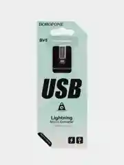 Адаптер-переходник BOROFONE BV5, Micro-USB to Lightning