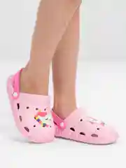 Розовый сабо детские IZI, размеры 24-30