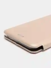 Золотой чехол-книжка для Huawei Honor X8 (Хуавей Хонор Х8)