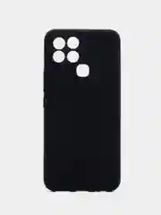 Черный чехол для Infinix Smart 6 (Инфиникс Смарт 6), силиконовый