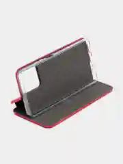 Красный чехол книжка для Realme C30 / C30S / Realme 50i PRIME (Реалми С30 / С30С / 50и Прайм)