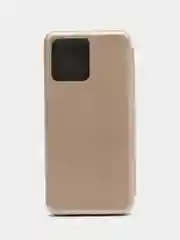Золотой чехол книжка для Realme C30 / C30S / Realme 50i PRIME (Реалми С30 / С30С / 50и Прайм)