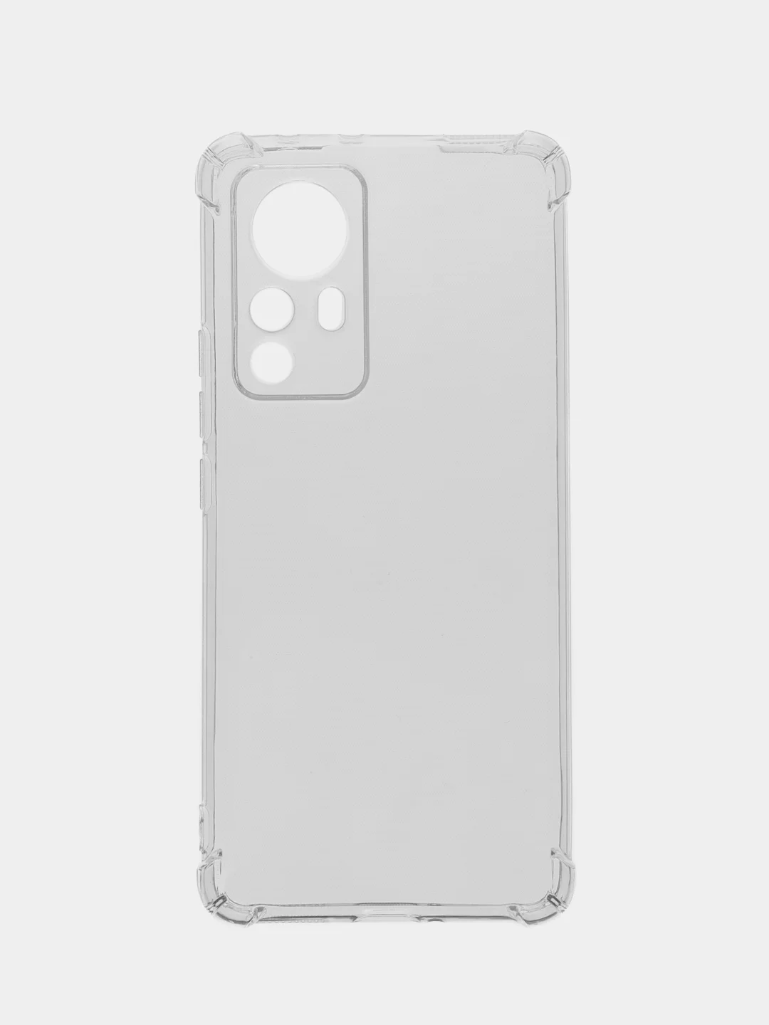 Прозрачный силиконовый чехол для Xiaomi 12 pro (Сяоми 12 про), прозрачный