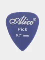 Синий медиатор для гитары Alice APQ, ABS пластик, матовые, 0,58 - 1,5 мм, 3 штуки