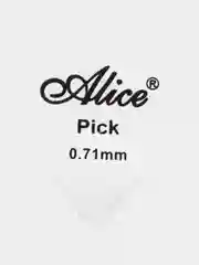 Белый медиаторы для гитары Alice API, матовые, полупрозрачные, 3 штуки, толщина 0,58 - 1,5 мм