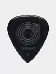 Черный медиаторы для гитары DAW MAN Picks Shredline Pointed, черные, 1.5 мм, 2 мм, 3 мм