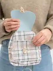 Розовый рюкзак женский мини