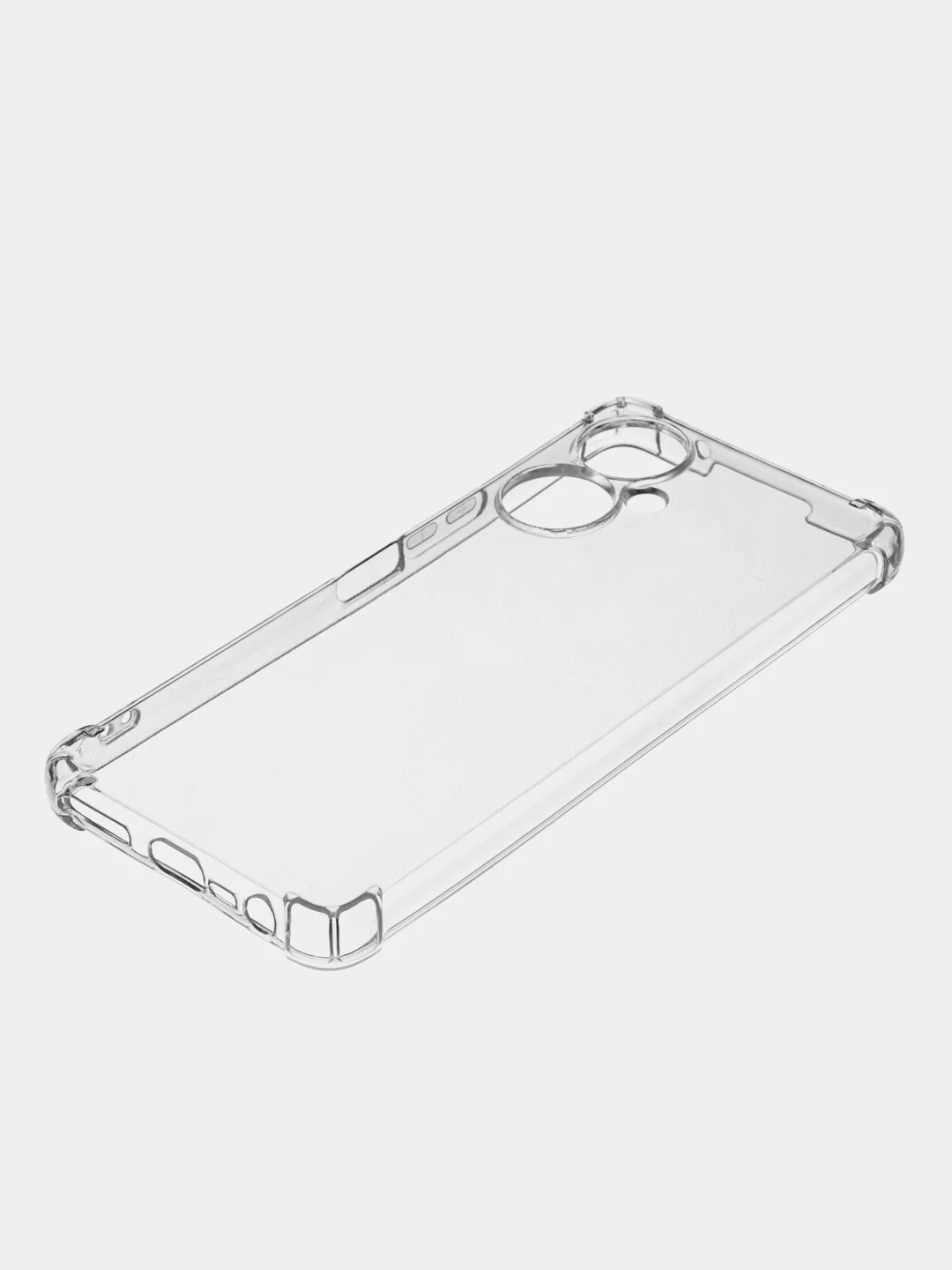 Серебряный чехол для Tecno Camon 19 / 19 Pro (Техно Камон 19 / 19 Про), прозрачный