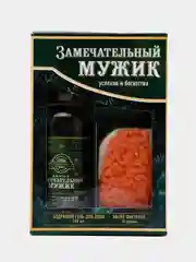 Зеленый подарочный набор для мужчин к 23 февраля - гель для бритья, гель после бритья