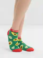 Лайм носки укороченные, хлопковые, плотные