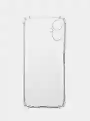 Чехол Tecno Camon 19 Neo (Техно Камон 19 Нео), прозрачный и черный с защитой камеры