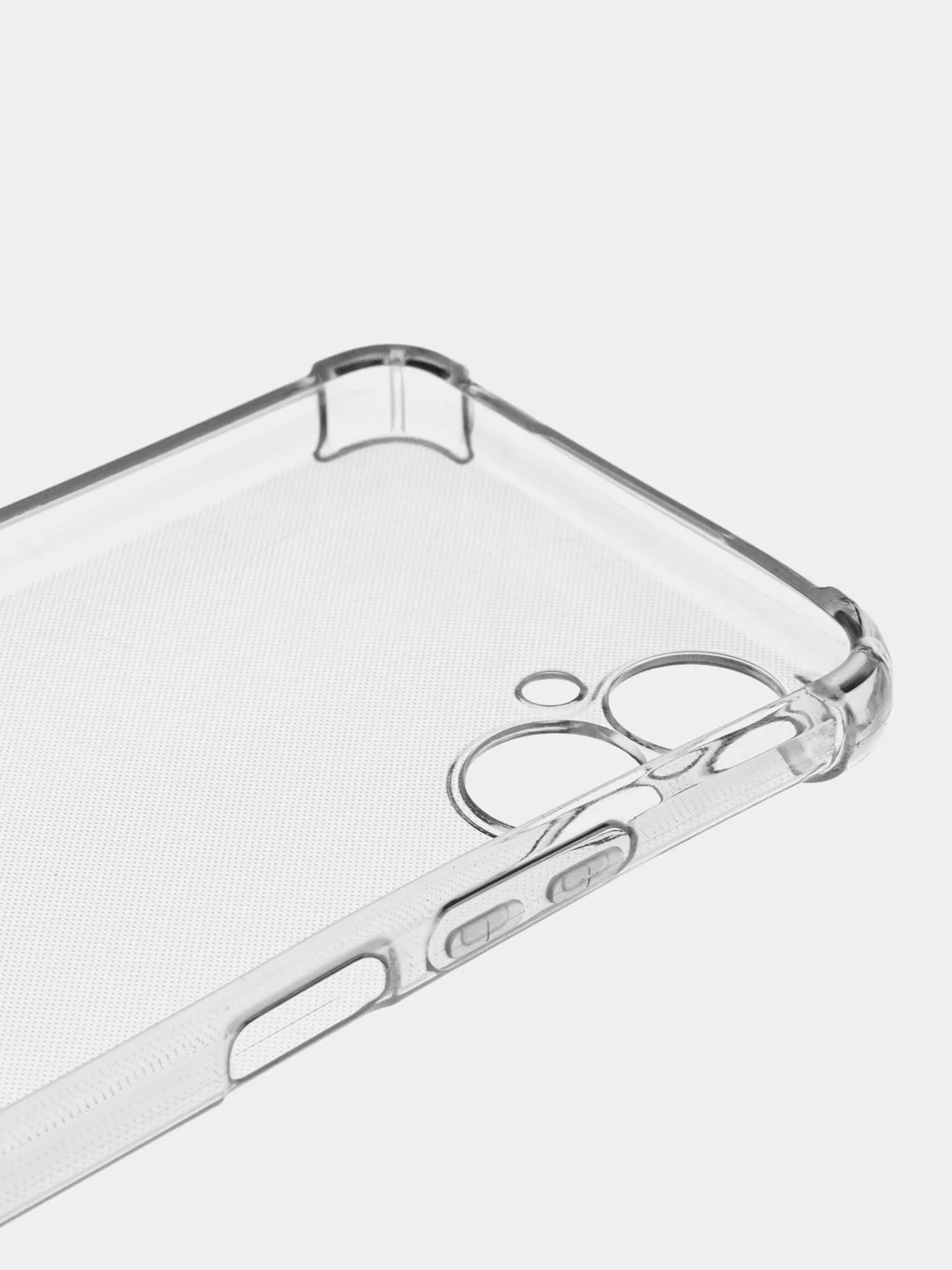 Чехол Tecno Camon 19 Neo (Техно Камон 19 Нео), прозрачный и черный с защитой камеры