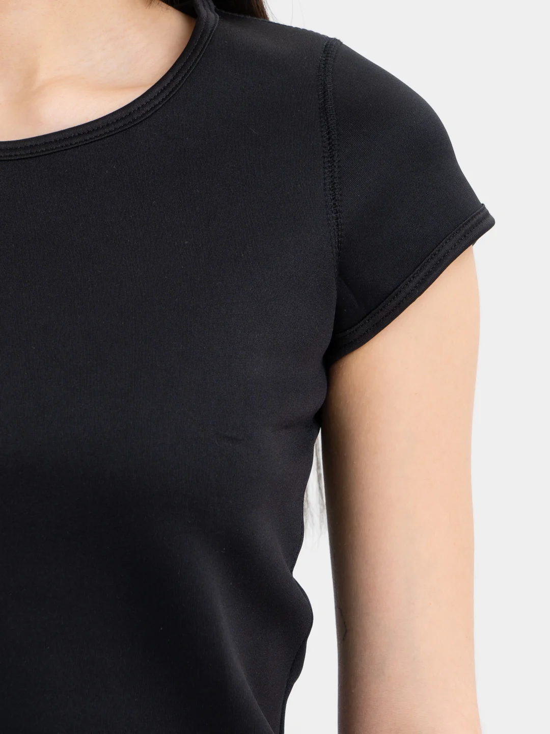 Черный женская майка для похудения Hot Shapers