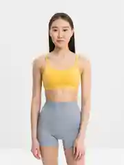 Горчичный топ женский