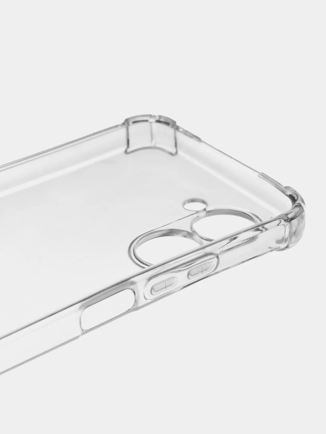 Серебряный чехол для Realme C33 (Реалми С33), прозрачный