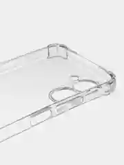 Серебряный чехол для Realme C33 (Реалми С33), прозрачный