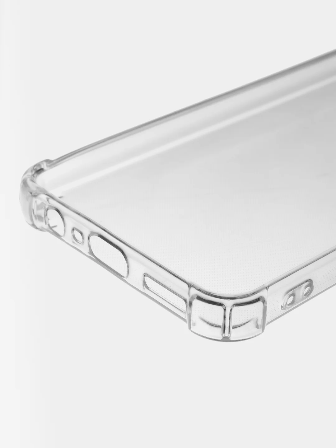 Серебряный чехол для Realme C33 (Реалми С33), прозрачный