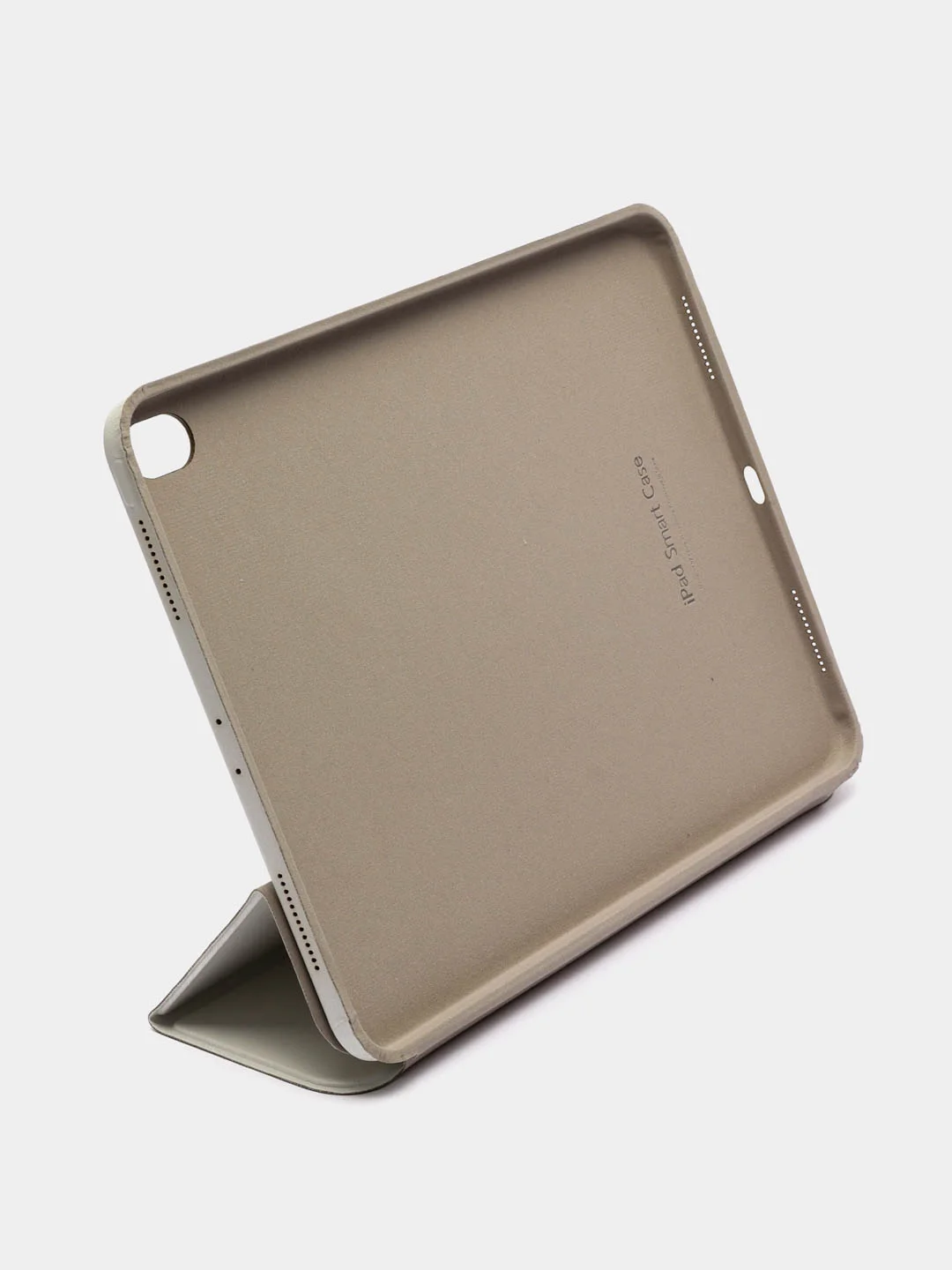 Белый стильный чехол со шторкой для iPad