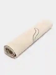 Светло-коричневый коврик прикроватный, хлопковый, 60*150 см