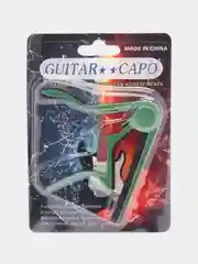 Зеленый каподастр для гитары, металлический, 3 цвета