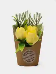 Мини-букет из мыла "Тюльпаны", ручная работа