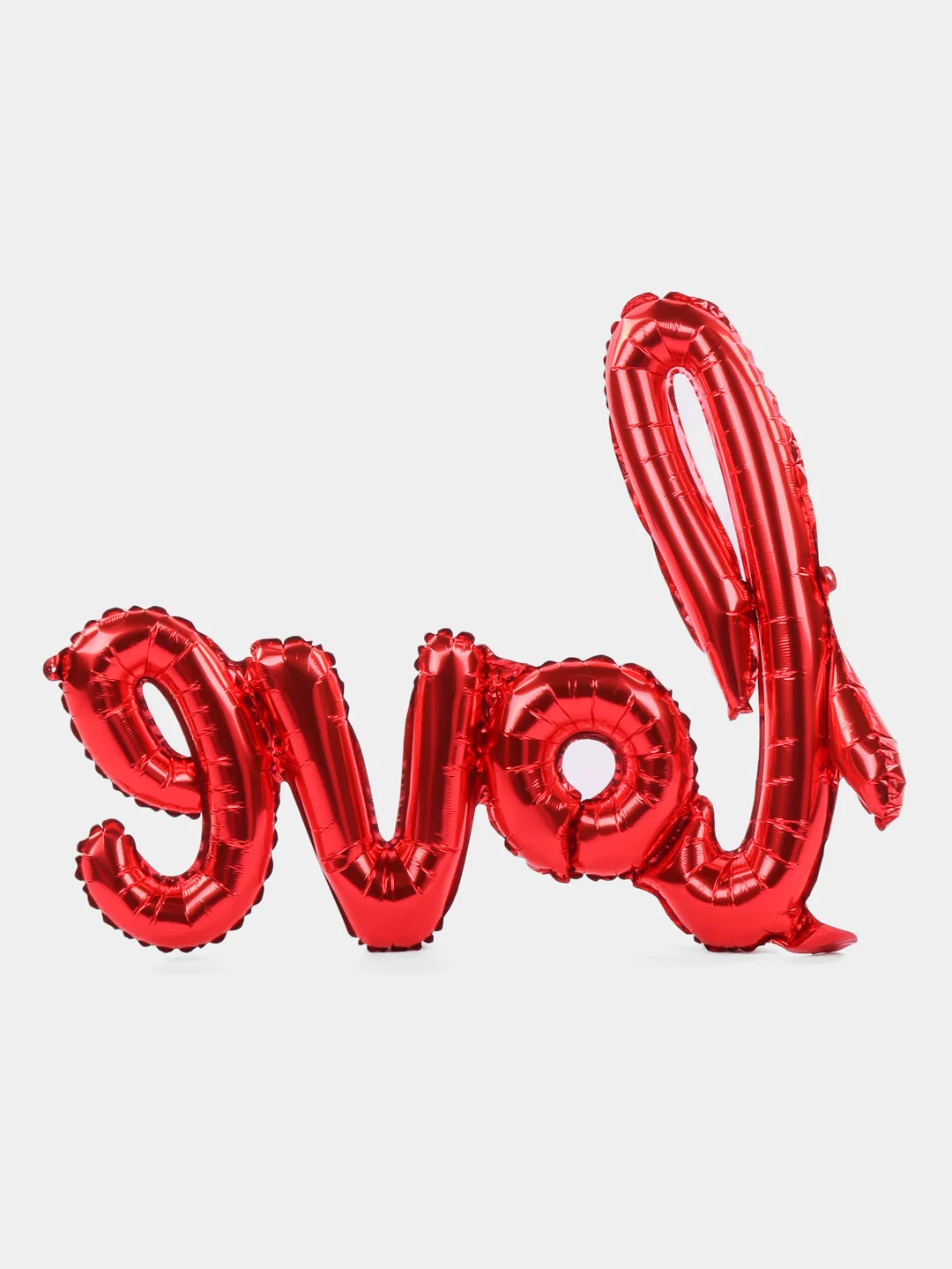 Красный фольгированный шар "Love"