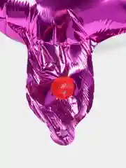 Фуксия фольгированный шар "Love"