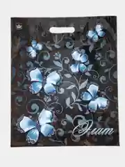Алый пакет подарочный, ламинированный/ 37 x 46 см/Набор из 3,5 штук/Пакет на все случаи жизни