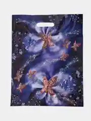 Алый пакет подарочный, ламинированный/ 37 x 46 см/Набор из 3,5 штук/Пакет на все случаи жизни