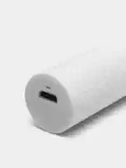 Белый триммер для носа и ушей аккумуляторный, с зарядкой micro USB, с насадками