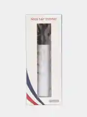 Белый триммер для носа и ушей аккумуляторный, с зарядкой micro USB, с насадками