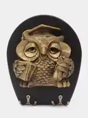 Шоколадный ключница настенная, ключница "Лев", "Тигр", "Сова", "Волк", большая, из дерева