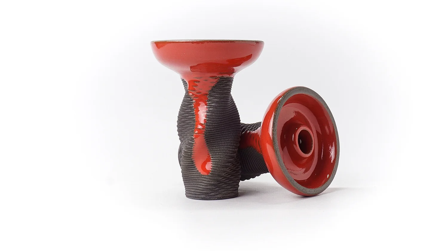 Красный чаша для кальяна FS2 из керамики