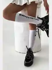 Белый гольфы женские
