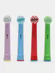 Голубой сменные насадки для электрической зубной щетки Oral-B, средней жесткости, 4 штуки