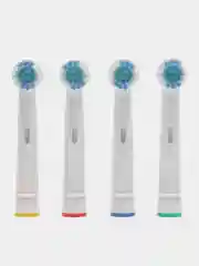 Синий сменные насадки для электрической зубной щетки Oral-B, средней жесткости, 4 штуки