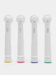 Синий сменные насадки для электрической зубной щетки Oral-B, средней жесткости, 4 штуки