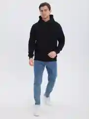 Черный толстовка худи BEJAMPER, мужское, базовое