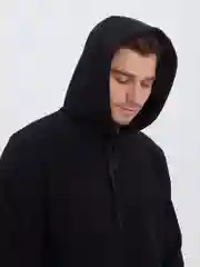 Черный толстовка худи BEJAMPER, мужское, базовое