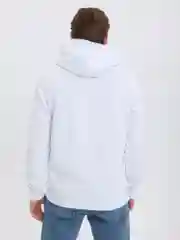 Белый толстовка худи BEJAMPER, мужское, базовое
