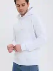 Белый толстовка худи BEJAMPER, мужское, базовое