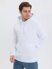 Белый толстовка худи BEJAMPER, мужское, базовое