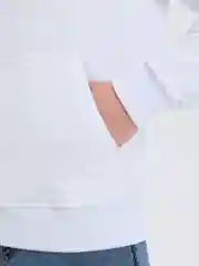 Белый толстовка худи BEJAMPER, мужское, базовое