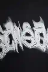 Черный толстовка-oversize женская befree с капюшоном и принтом-надписью