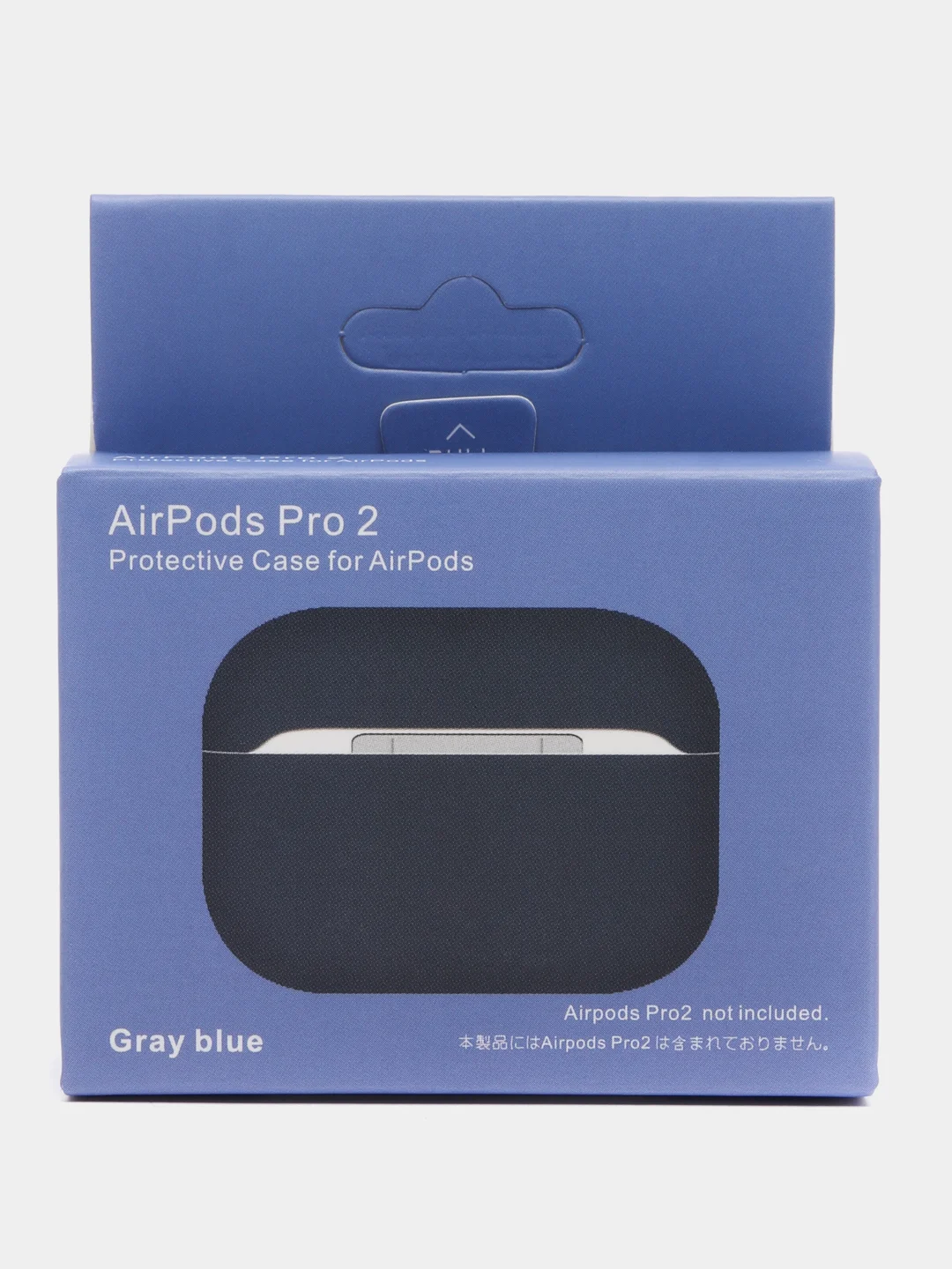 Темно-синий чехол для наушников AirPods Pro 2, силиконовый